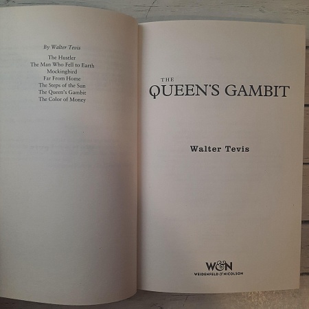 Queen's Gambit, The (TV tie-in), Tevis, Walter