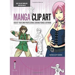 Manga Clip Art (book&CD)
